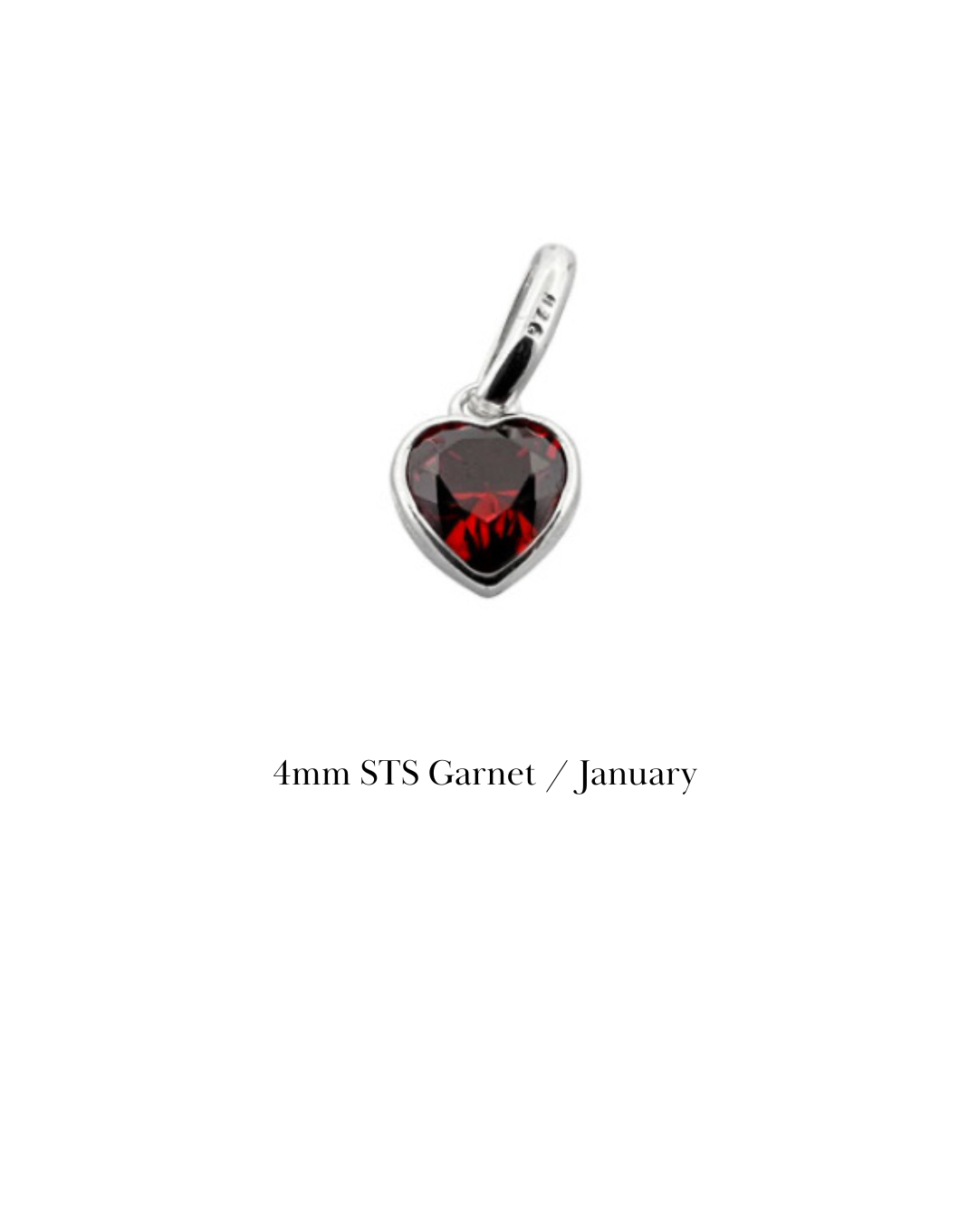 Personalised Initial Birthstone Heart Bracelet | Sterling Silver - Beautiful Keepsakes