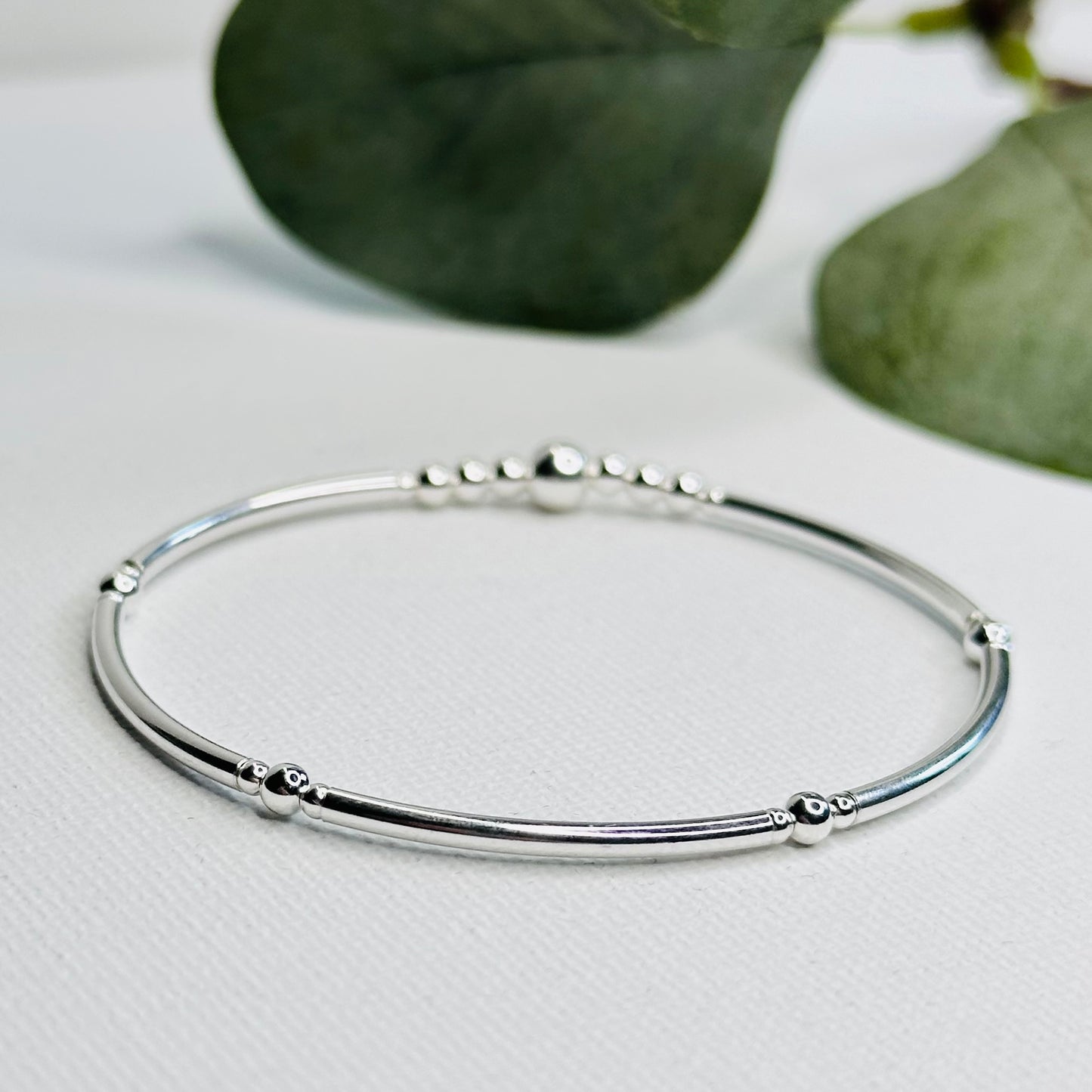 Sterling Silver Bangle - Beautiful Keepsakes