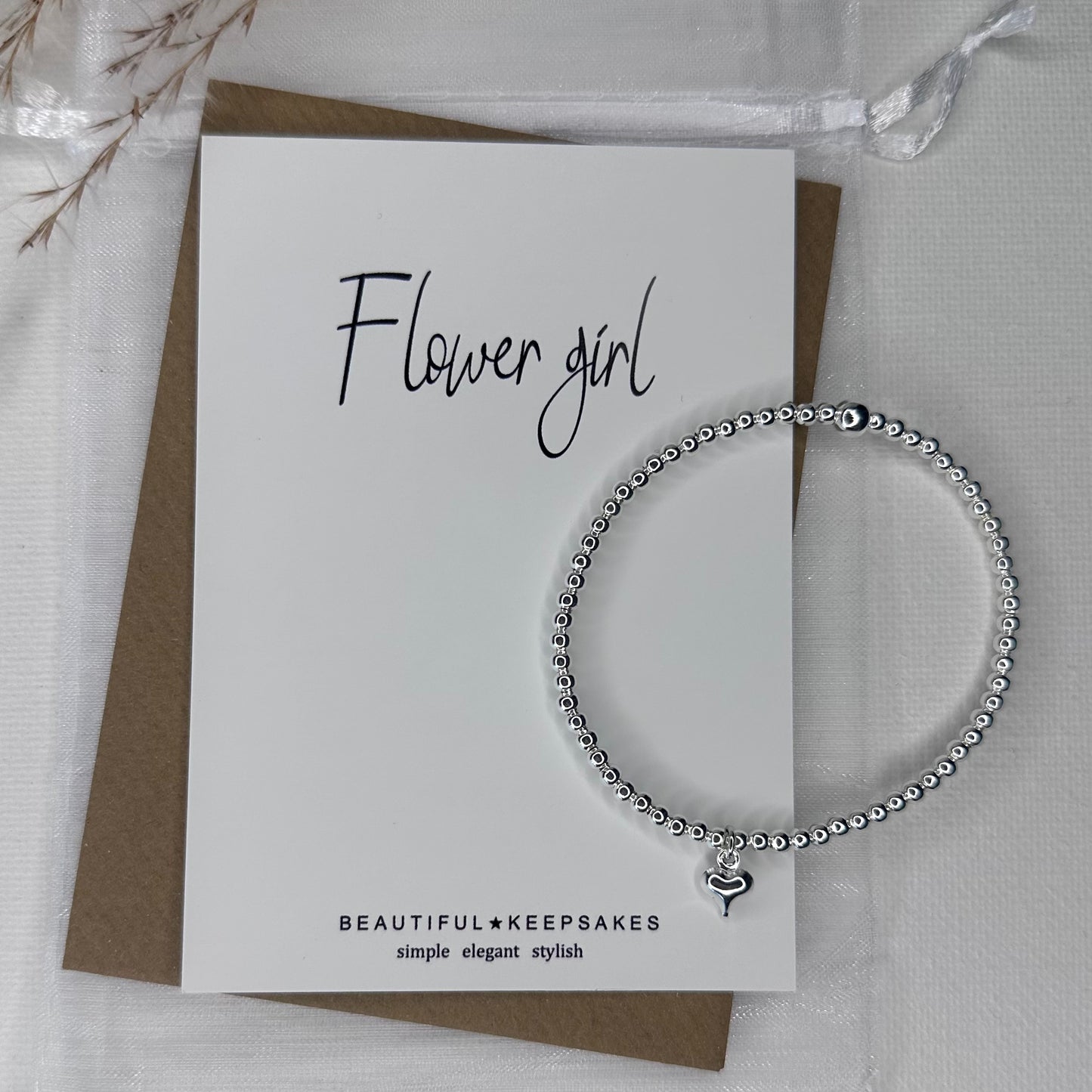 Flower Girl Bracelet - Beautiful Keepsakes