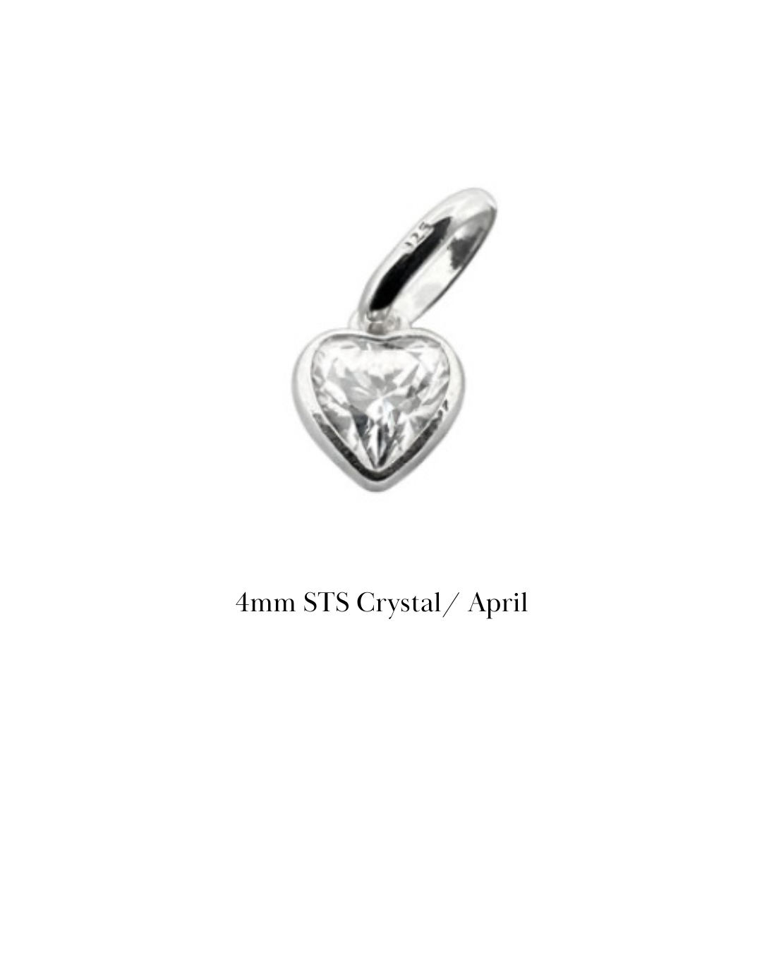 Personalised Initial Birthstone Heart Bracelet | Sterling Silver - Beautiful Keepsakes