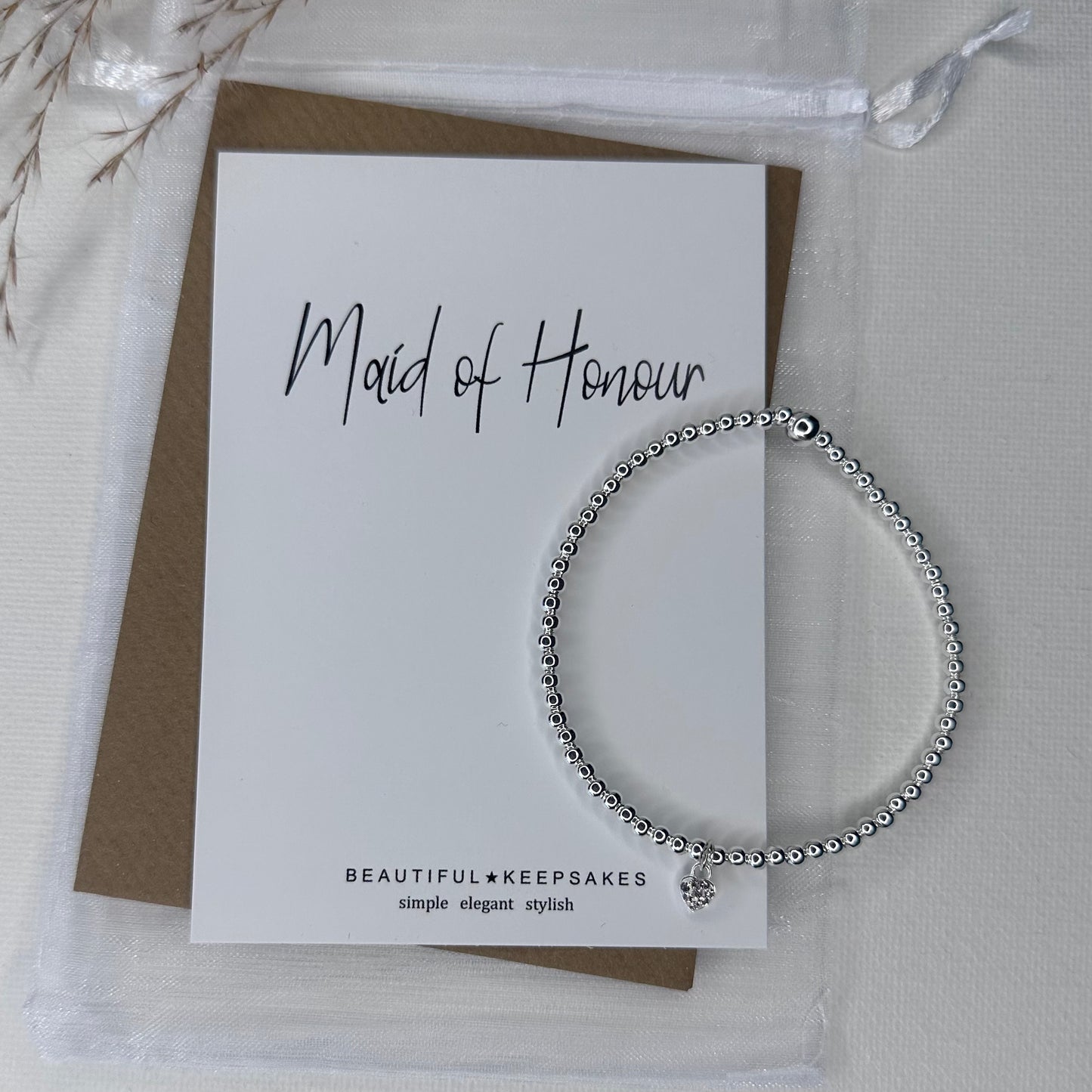 Maid of Honor Bracelet - Beautiful Keepsakes
