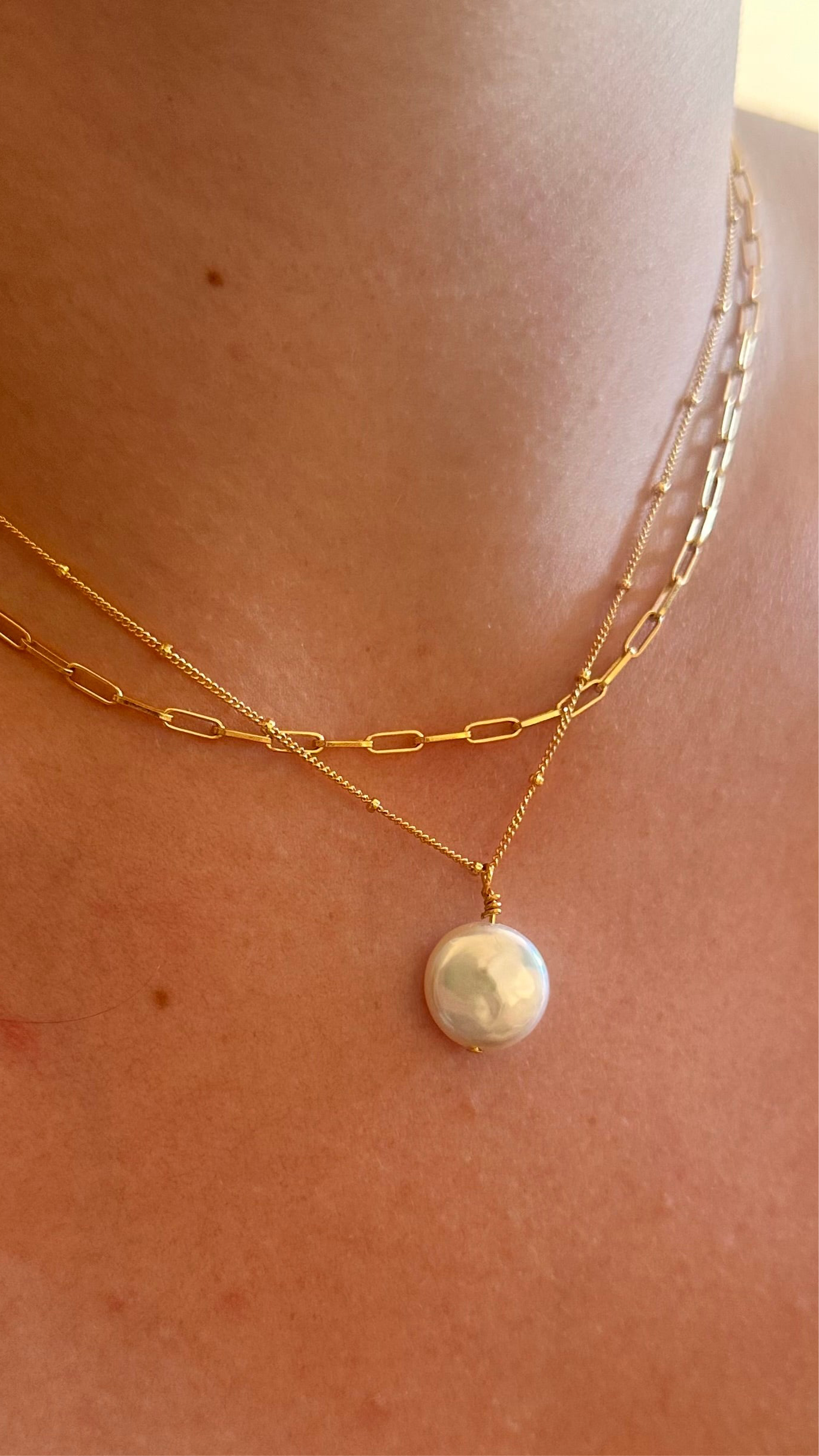 Pearl Satellite Necklace
