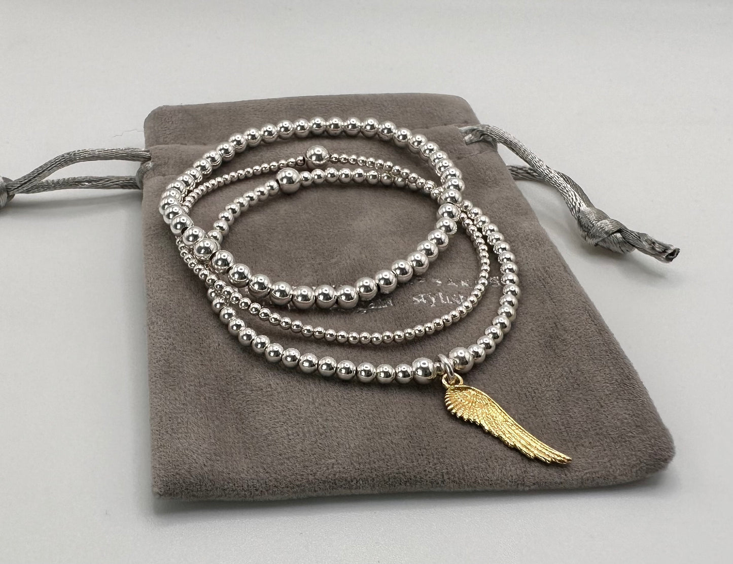 Gold Angel Wing Bracelet - Beautiful Keepsakes