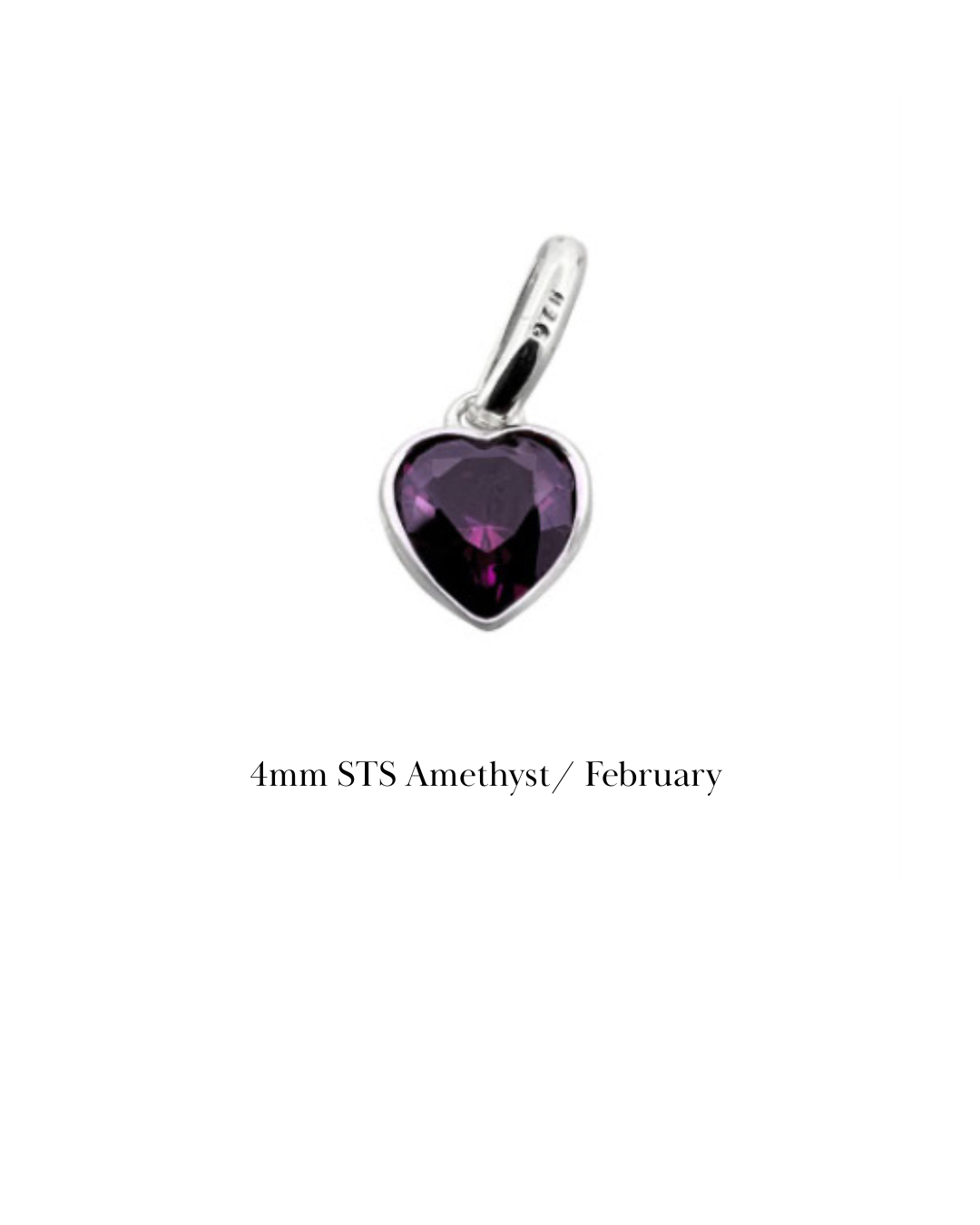 Personalised Initial Birthstone Heart Bracelet | Sterling Silver - Beautiful Keepsakes