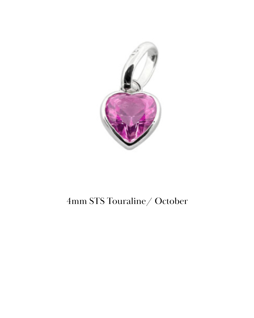 Personalised Initial Birthstone Heart Bracelet | Sterling Silver - Beautiful Keepsakes