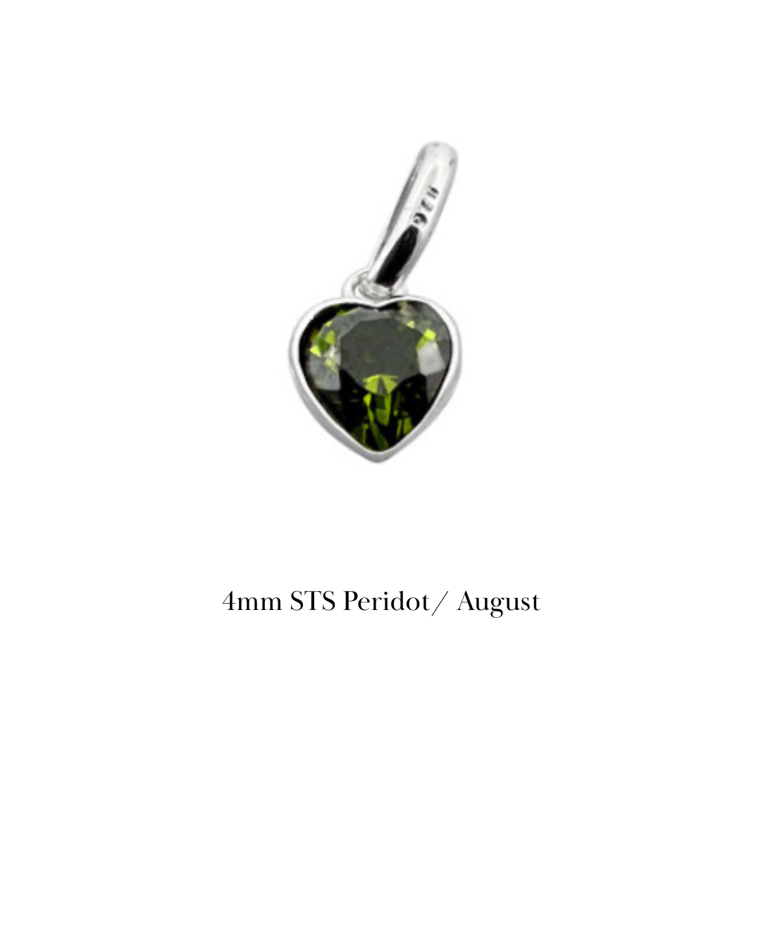 Personalised Initial Birthstone Heart Bracelet | Sterling Silver - Beautiful Keepsakes