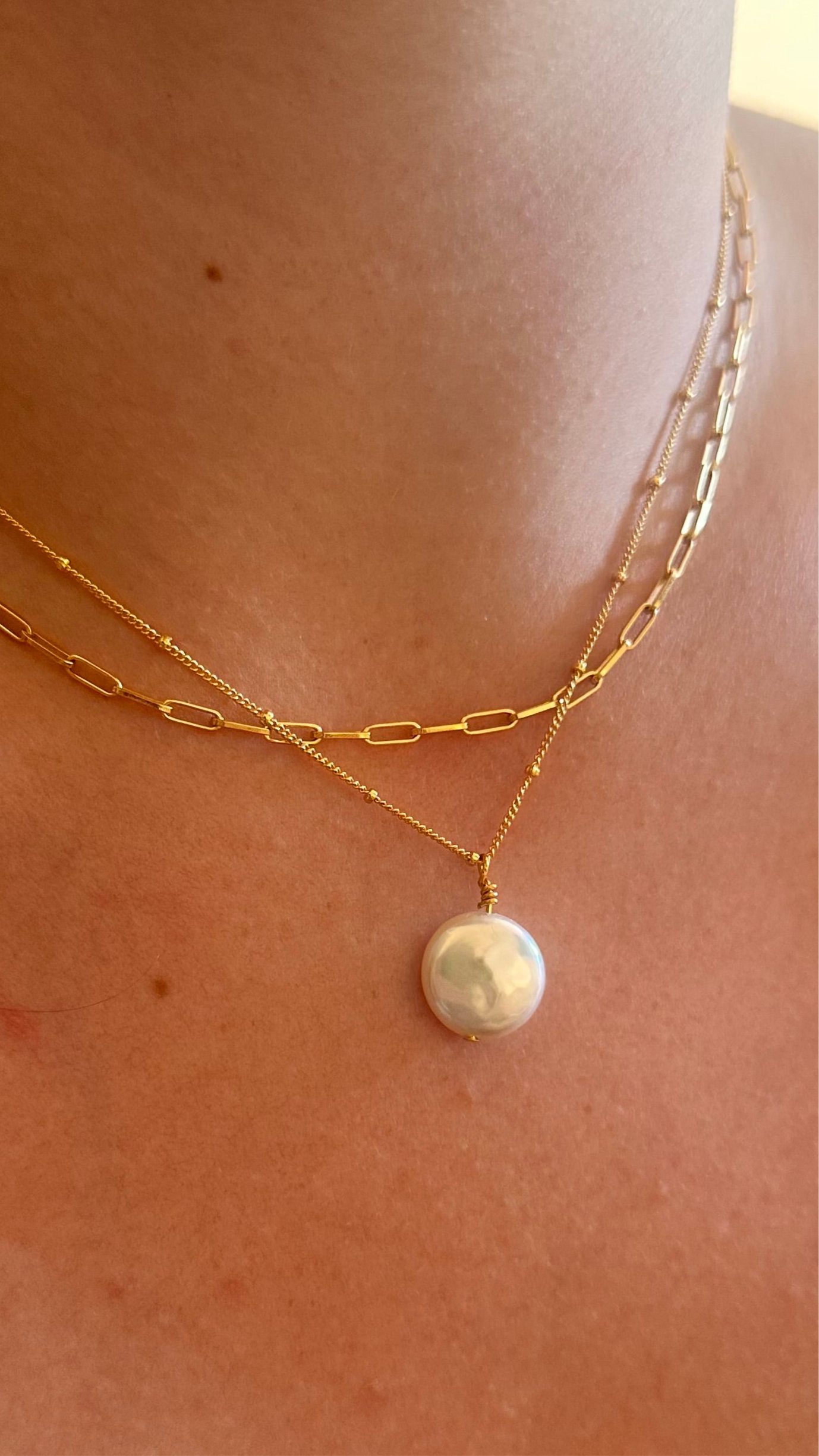 Pearl Satellite Necklace