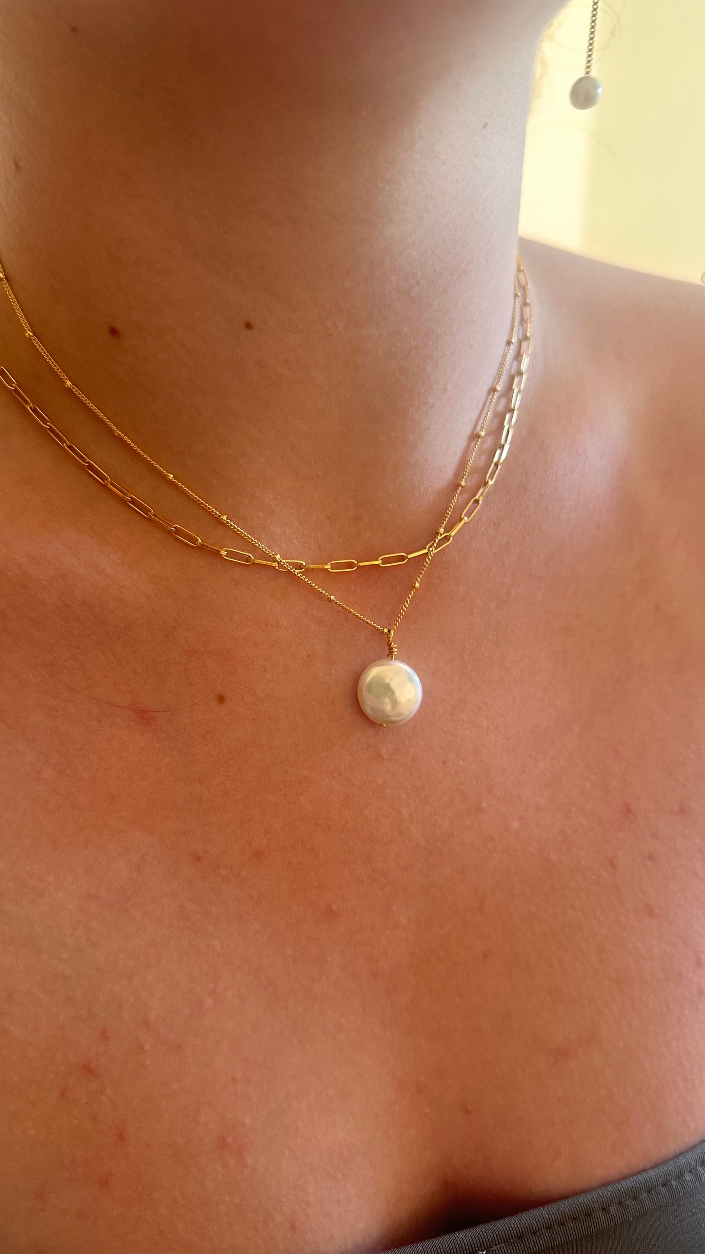 Pearl Satellite Necklace