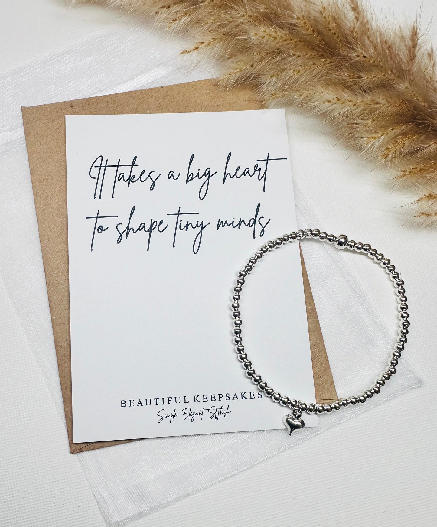 It takes a big heart teacher gift - Beautiful Keepsakes