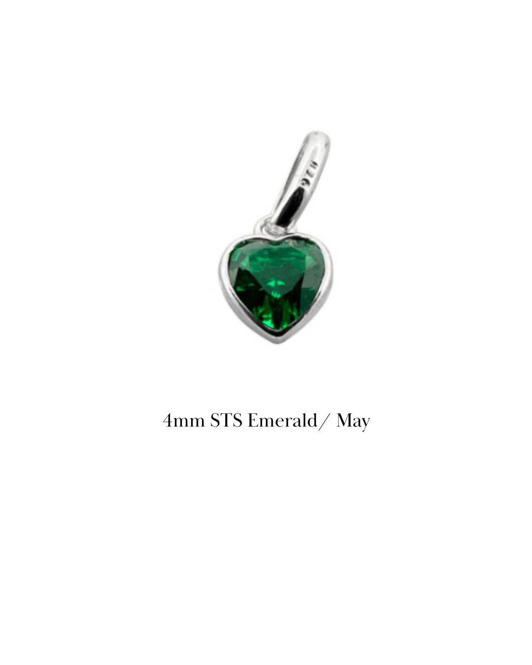 Personalised Initial Birthstone Heart Bracelet | Sterling Silver - Beautiful Keepsakes