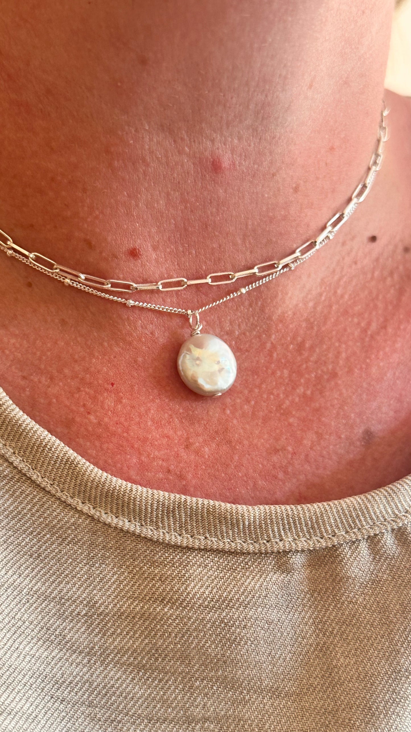 Pearl Satellite Necklace