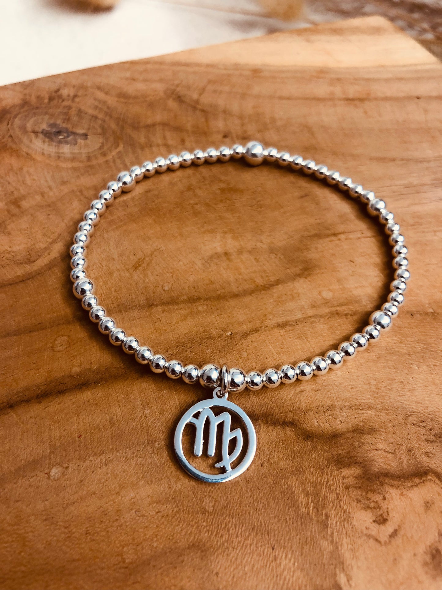 Sterling Silver Zodiac Charm Bracelet - Beautiful Keepsakes