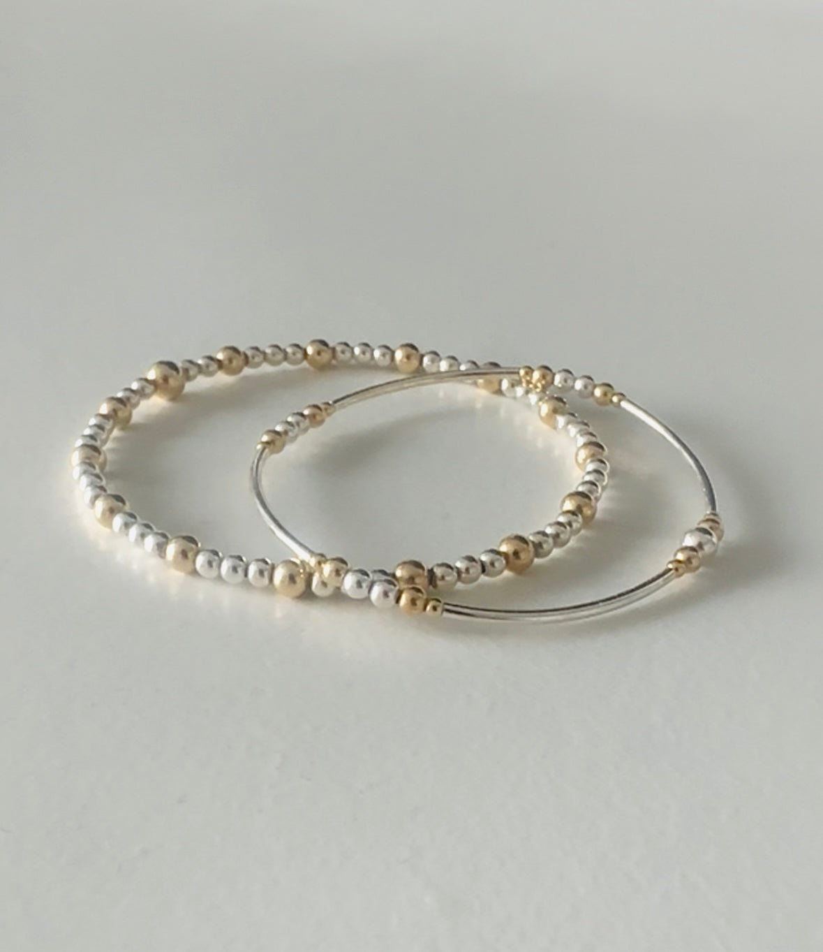 Mixed Metal Bracelet Duo - Beautiful Keepsakes