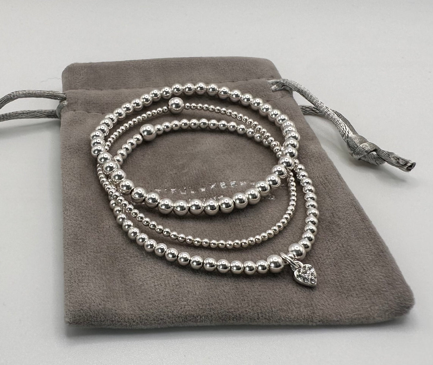Diamanté Tiny Heart Bracelet - Beautiful Keepsakes