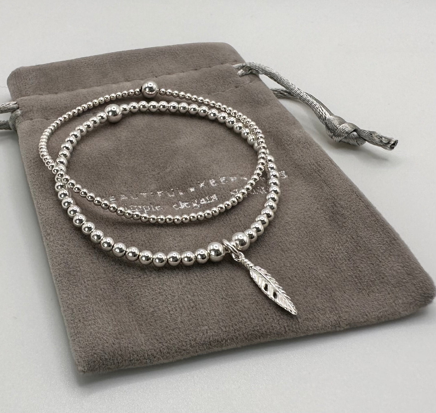 Feather Bracelet - Beautiful Keepsakes
