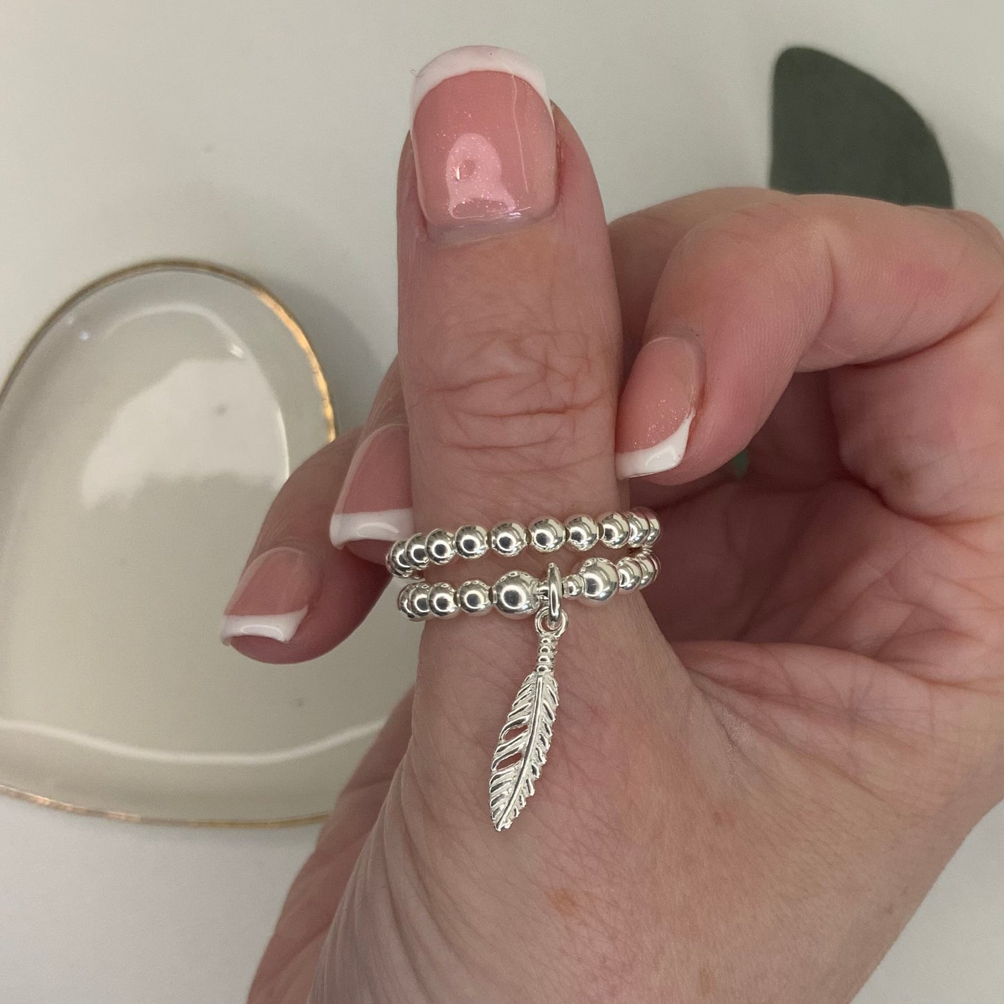 Sterling Silver Feather Ring (3mm) - Beautiful Keepsakes