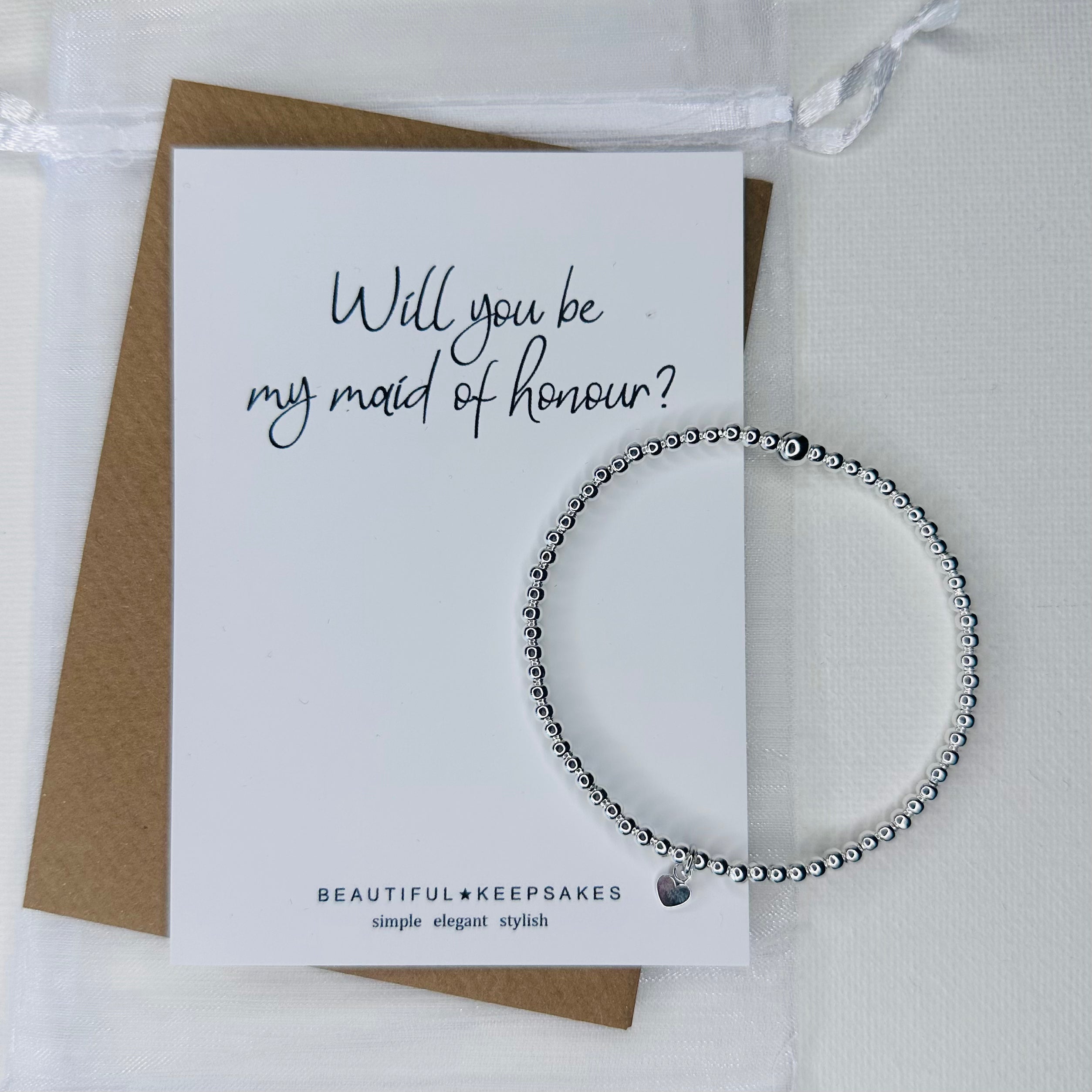 Will You Be My Maid of Honour - Beautiful Keepsakes