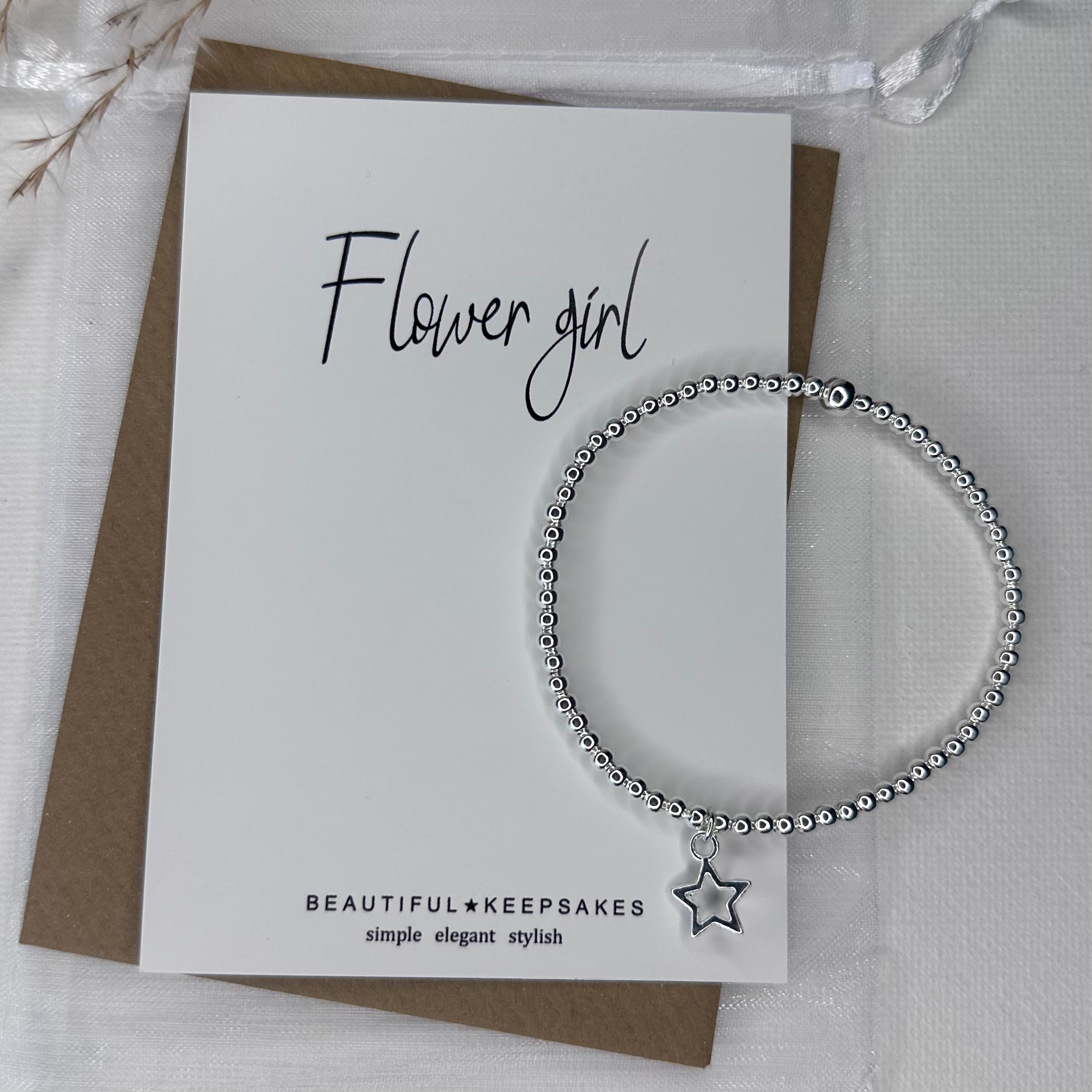 Flower Girl Bracelet - Beautiful Keepsakes