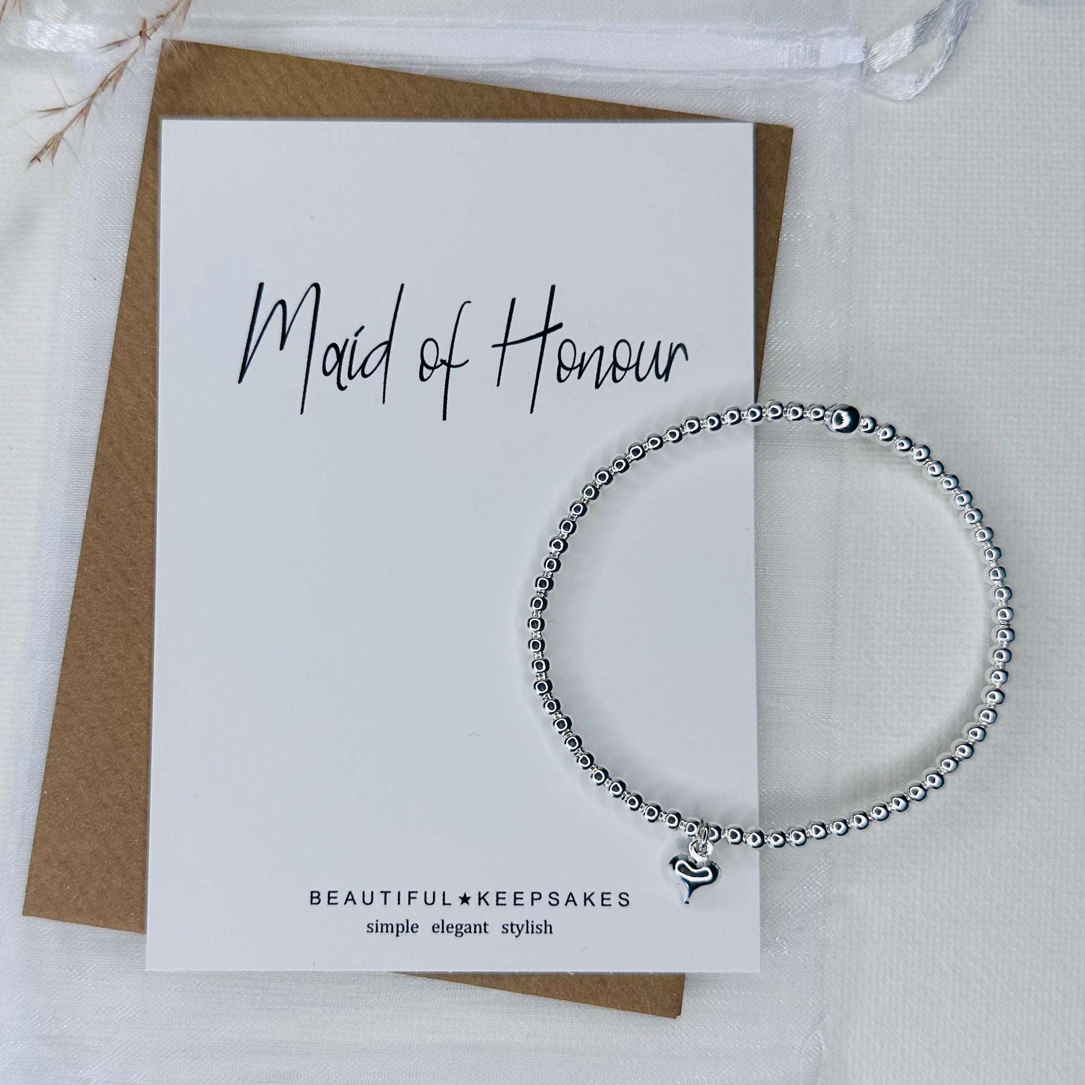 Maid of Honor Bracelet - Beautiful Keepsakes