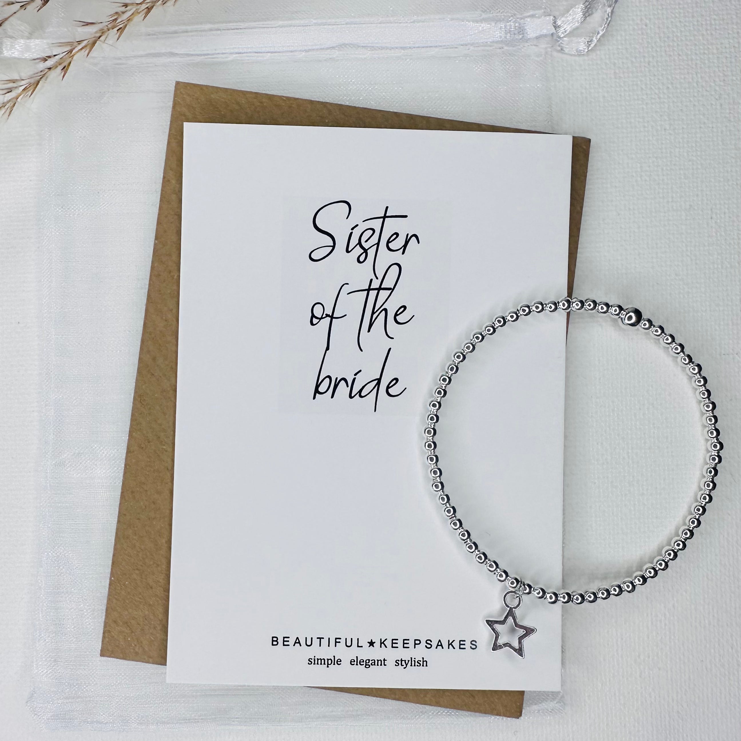 Sister of the Bride - Beautiful Keepsakes
