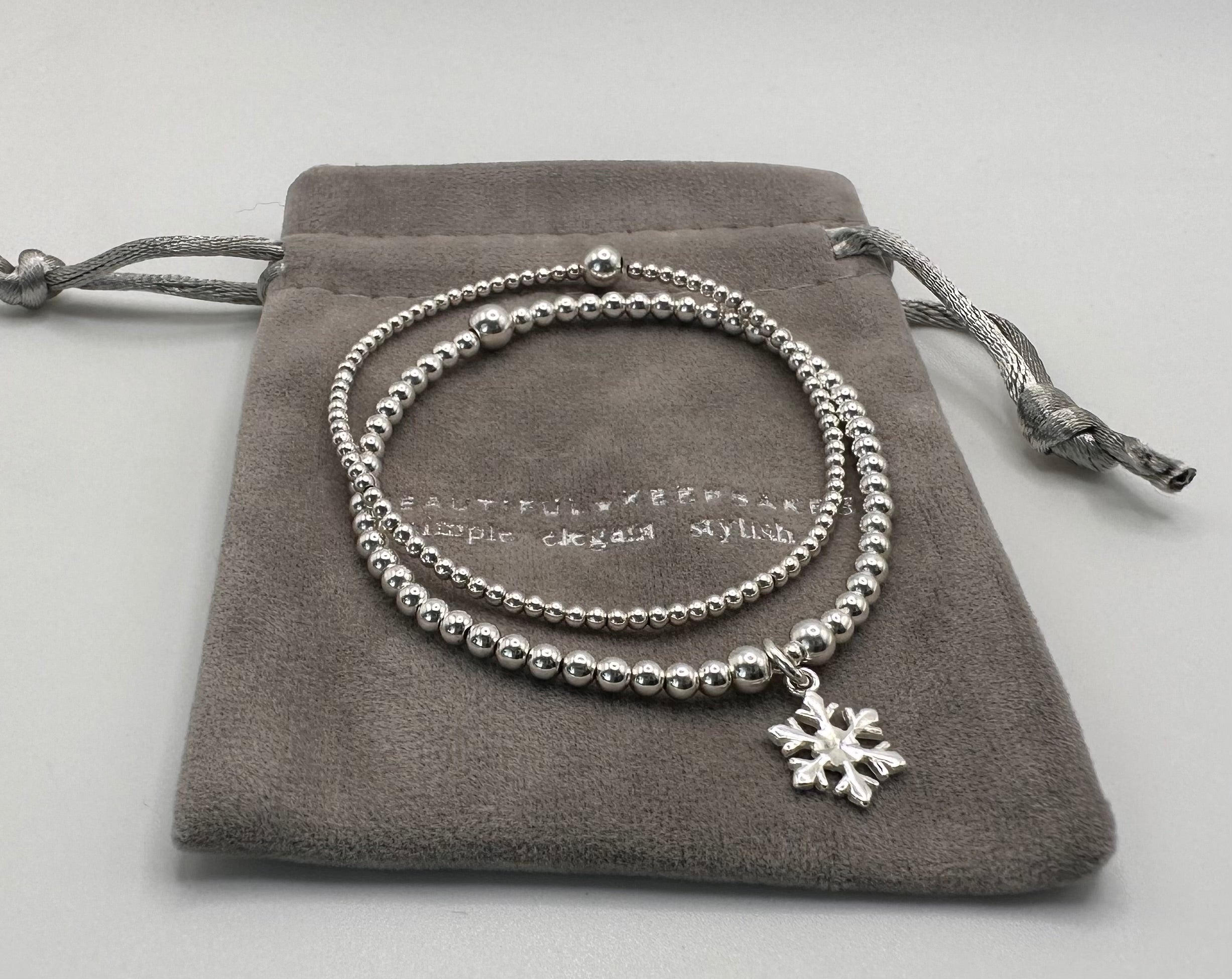 Snowflake Bracelet - Beautiful Keepsakes