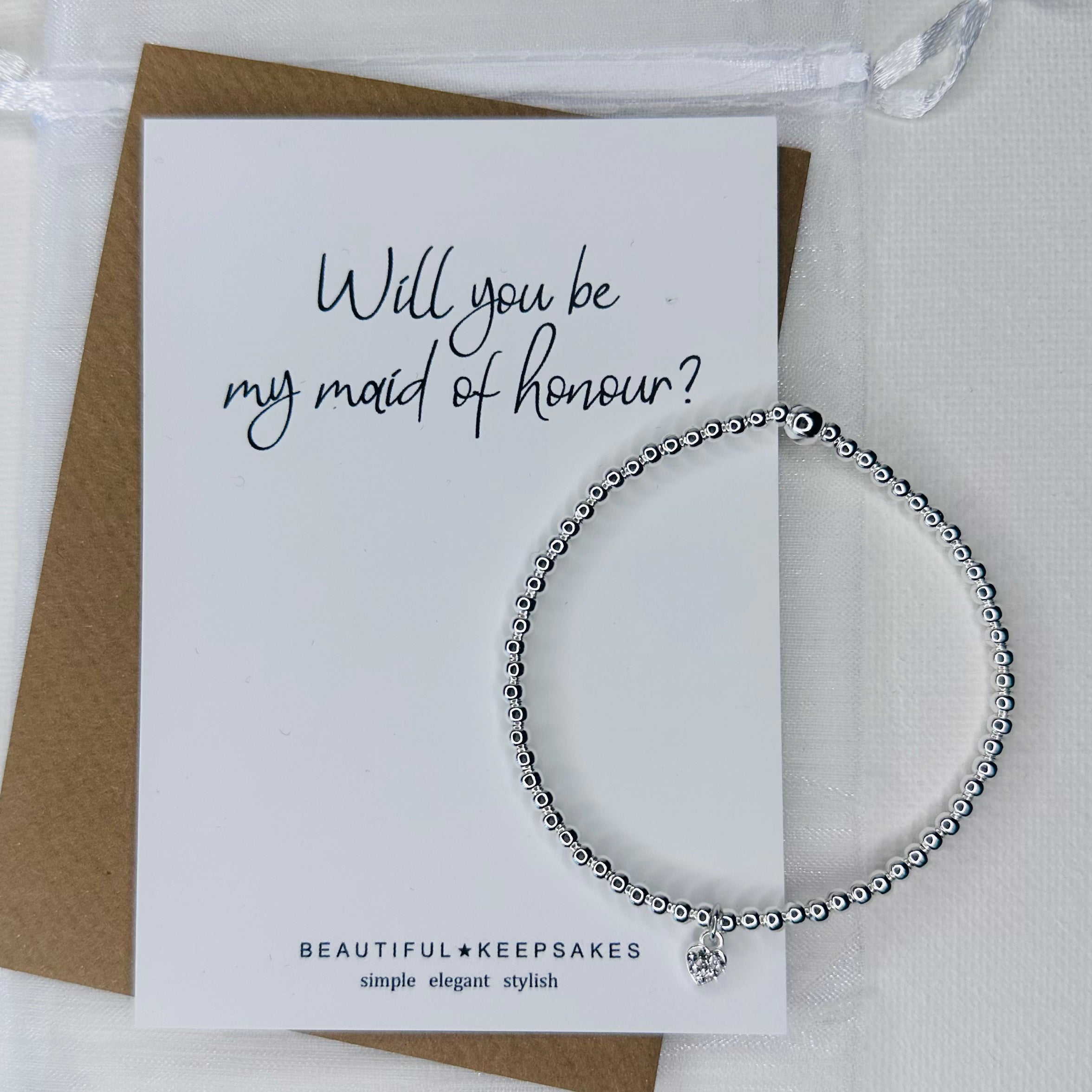 Will You Be My Maid of Honour - Beautiful Keepsakes