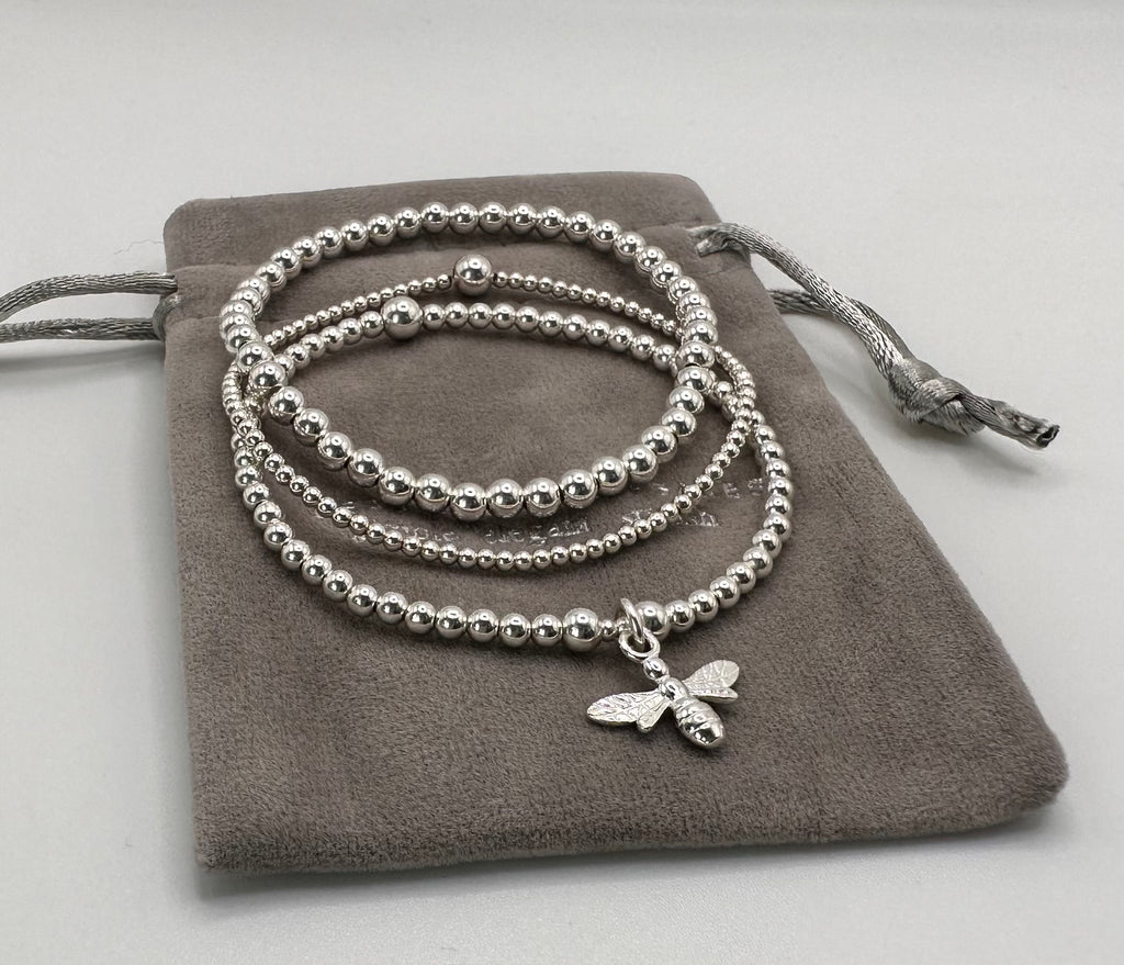 Silver Bee Bracelet - Beautiful Keepsakes
