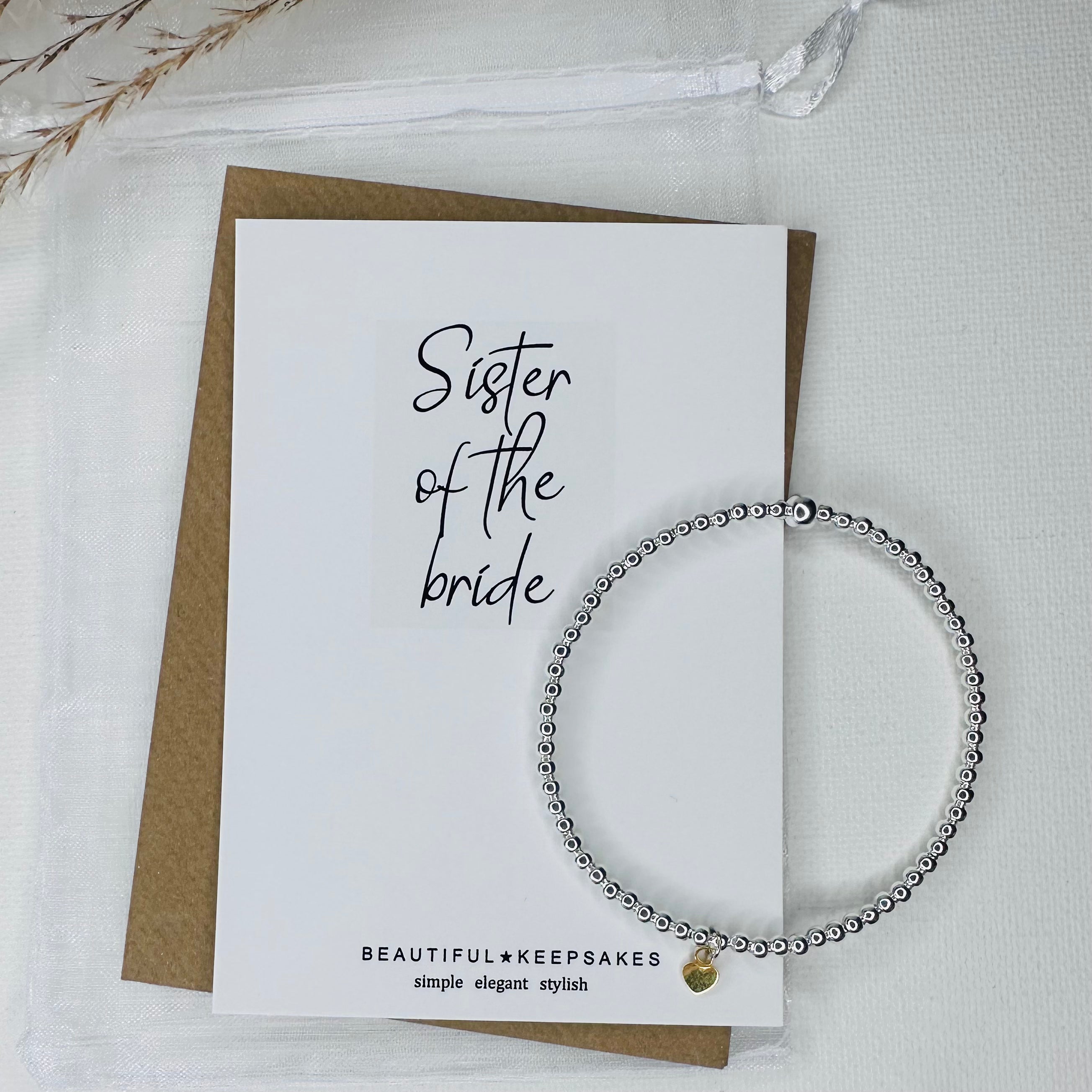 Sister of the Bride - Beautiful Keepsakes