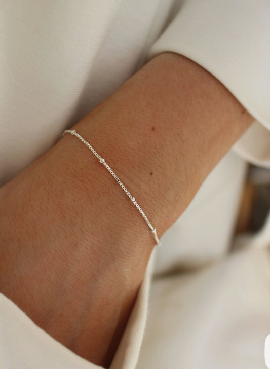 Satellite Chain Bracelet | Sterling Silver