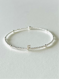 Initial Bracelet | Sterling Silver - Beautiful Keepsakes