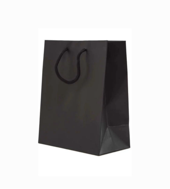 Black A6 Gift Bag - Beautiful Keepsakes