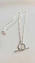 T Bar Paper Clip Necklace - Beautiful Keepsakes