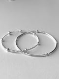 Sterling Silver Beaded & Bar Duo Bracelet Set - Beautiful Keepsakes