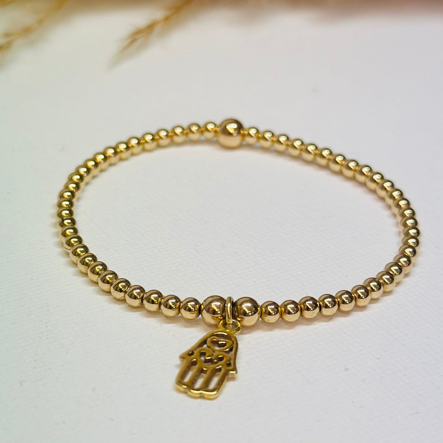 Hamsa Hand Gold Filled Bracelet