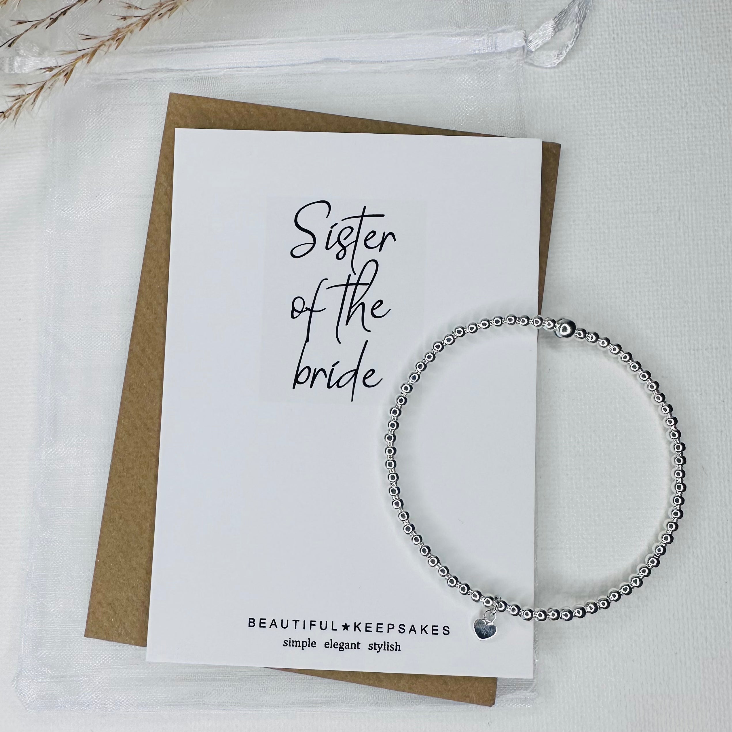 Sister of the Bride - Beautiful Keepsakes