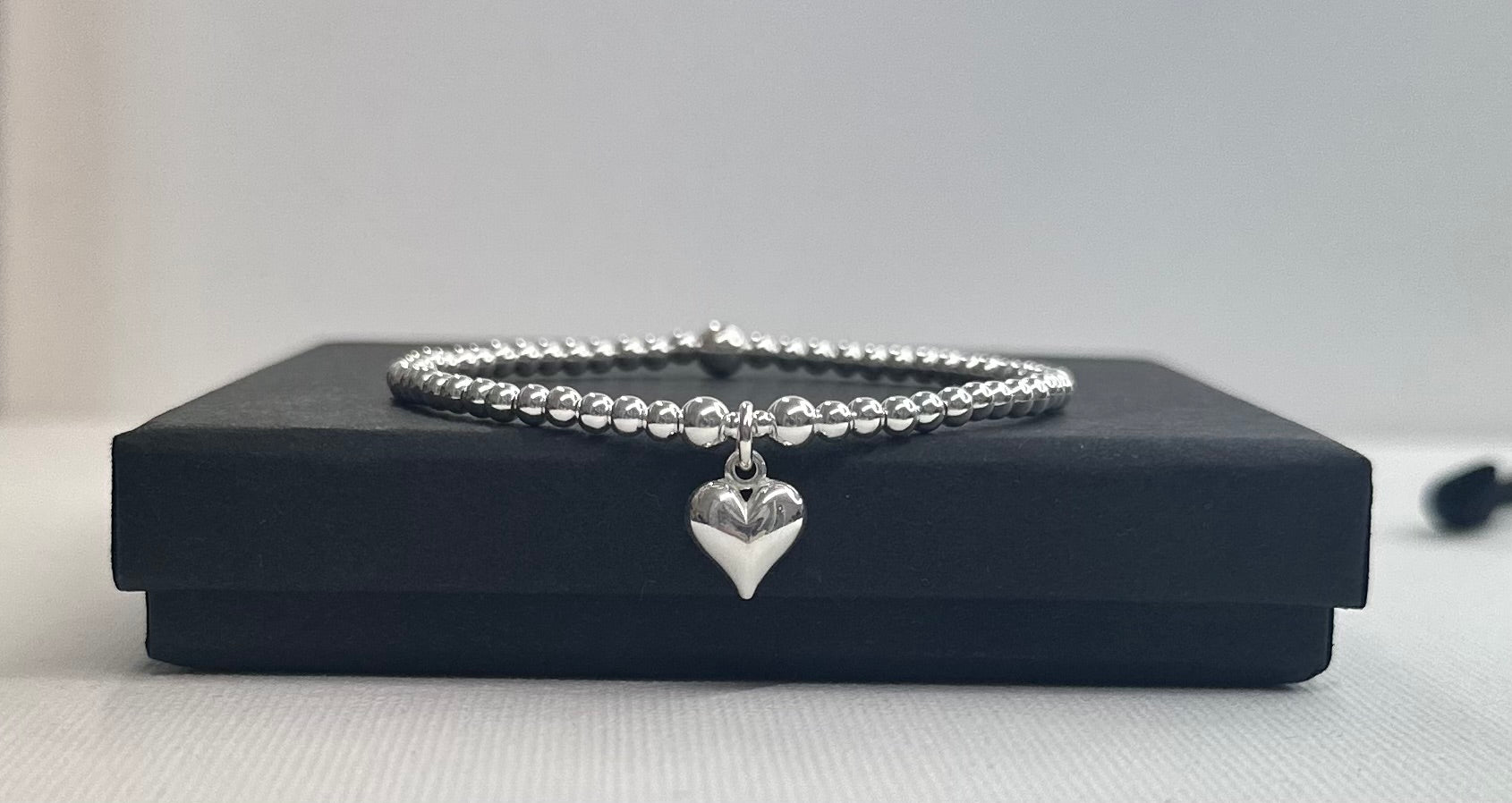 Heart Charm Bracelet - Beautiful Keepsakes