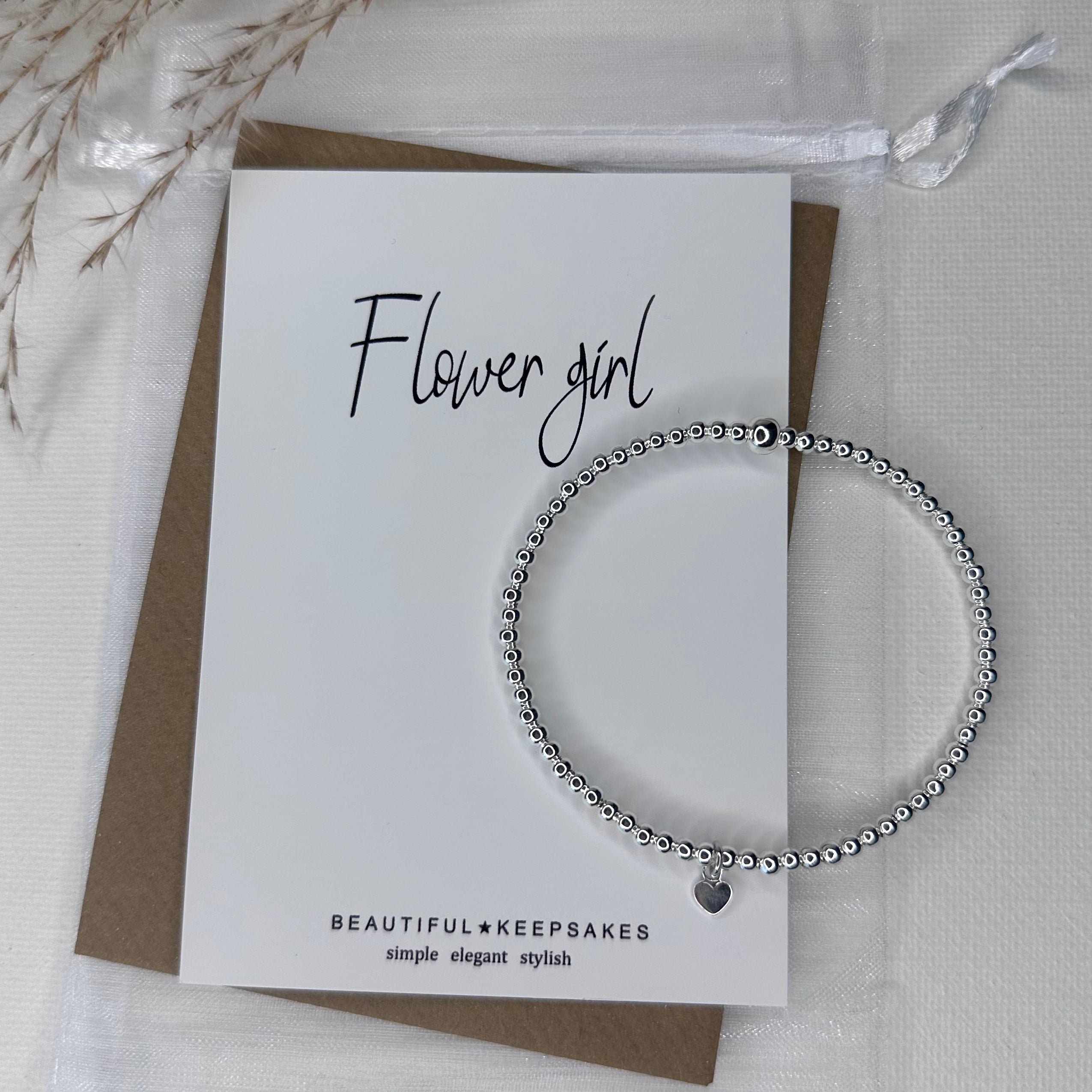 Flower Girl Bracelet - Beautiful Keepsakes