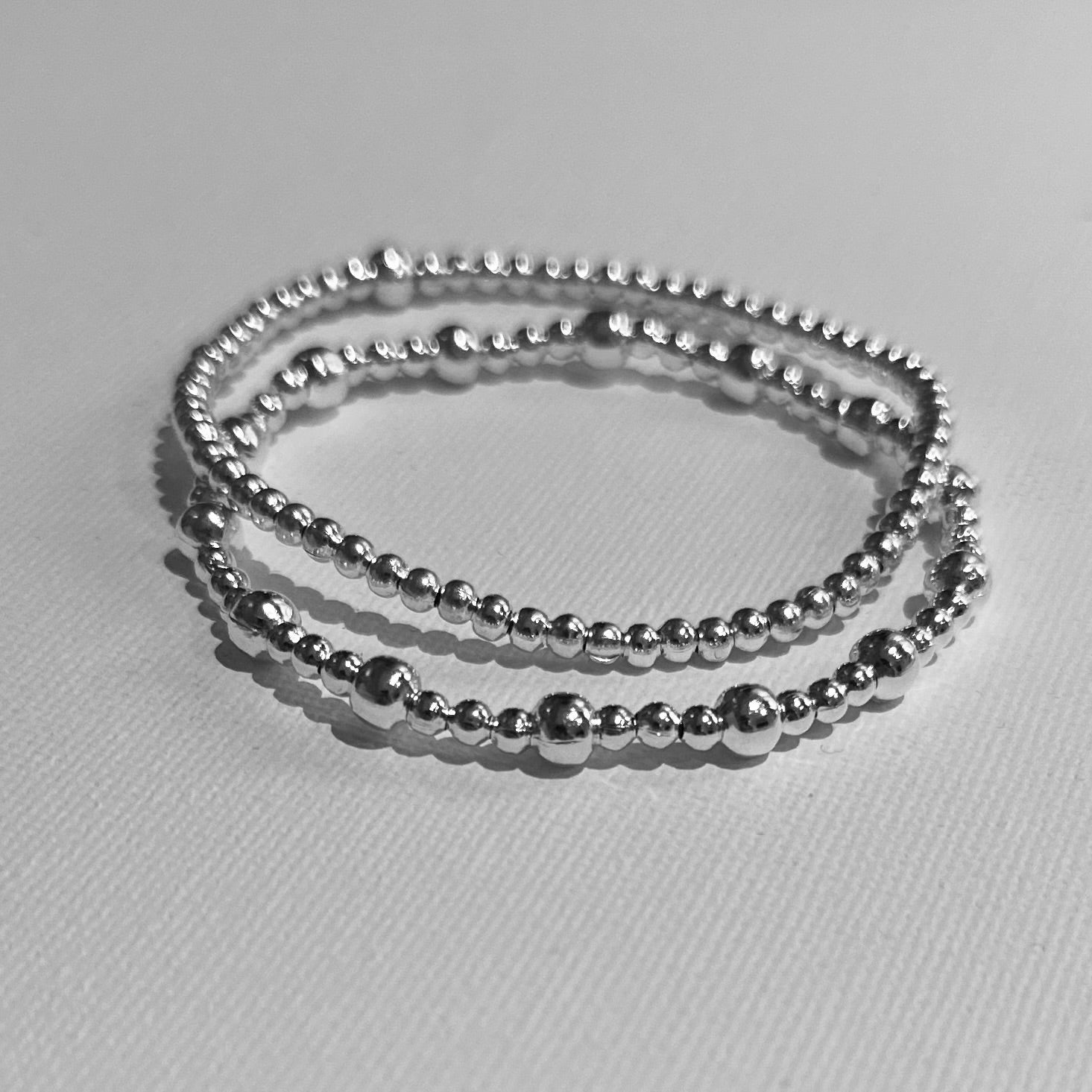 Silver Duo Stacker Bracelet