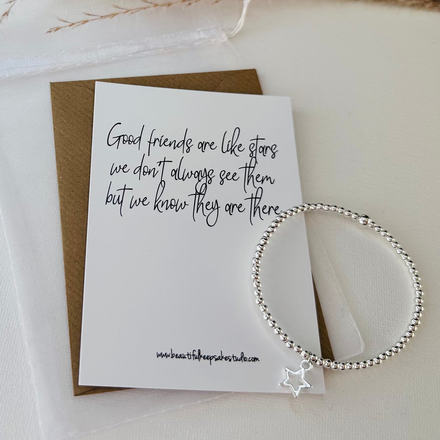 Good friends are like stars - Beautiful Keepsakes