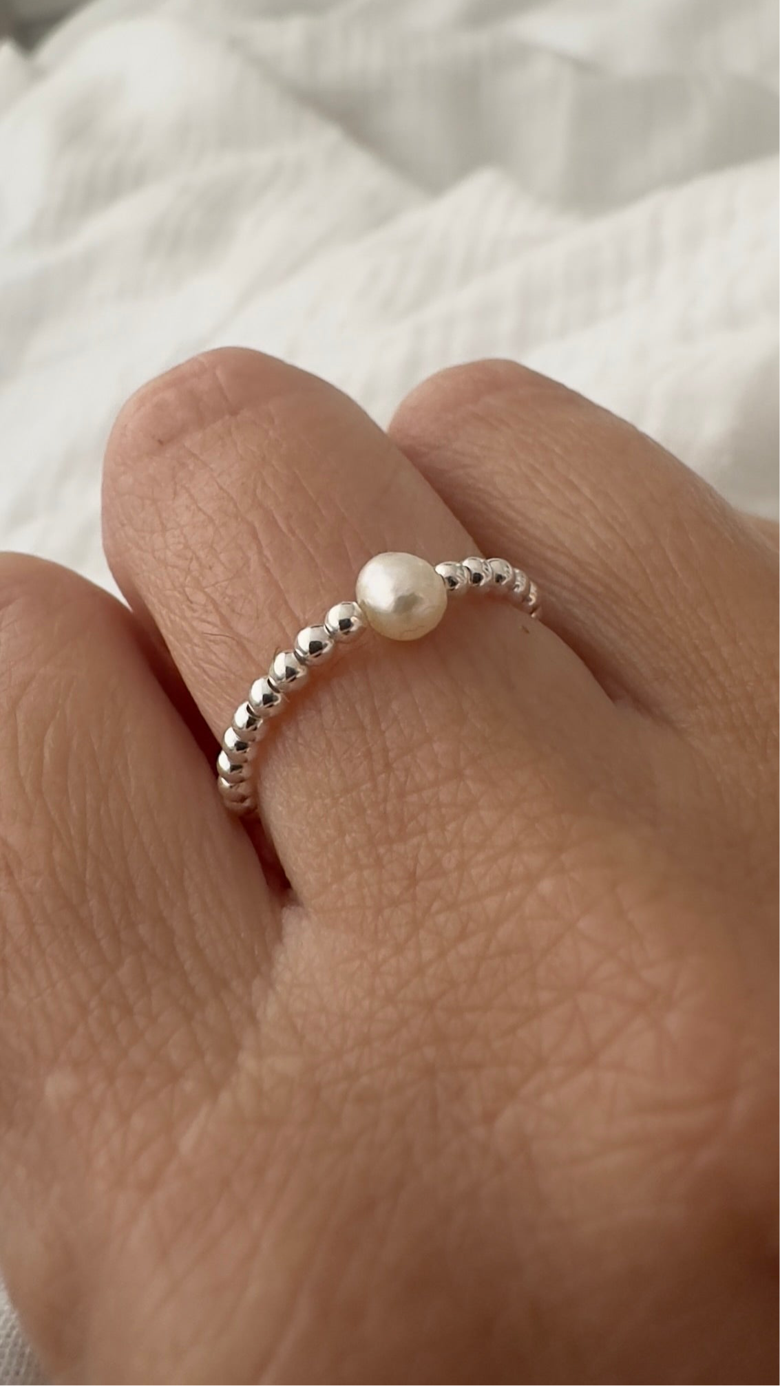 Mother of Pearl Ring | Sterling Silver - Beautiful Keepsakes