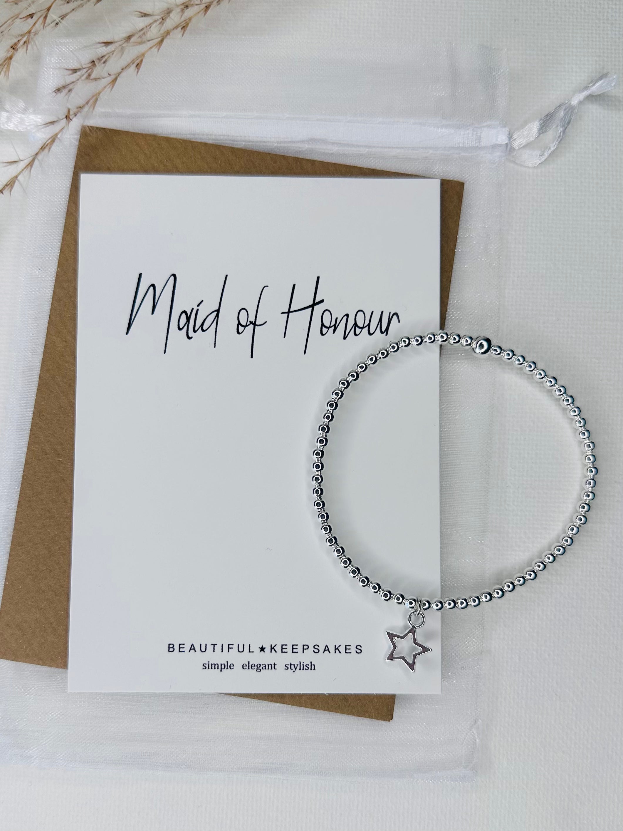 Maid of Honor Bracelet - Beautiful Keepsakes