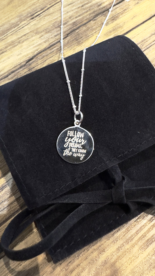 Follow Your Dreams Pendant | Satellite Necklace