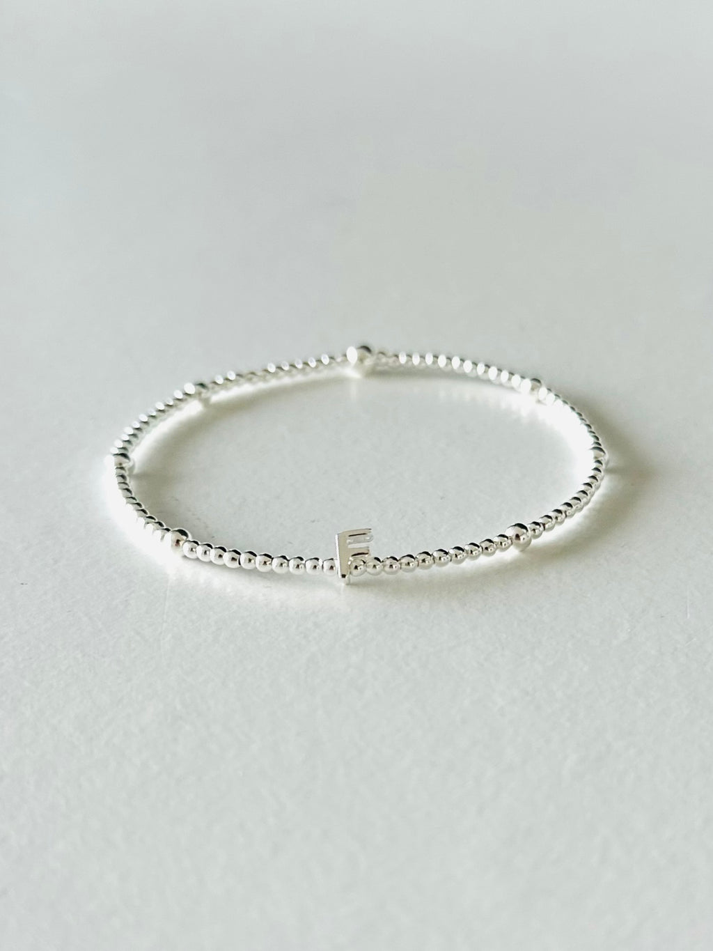 Initial Bracelet | Sterling Silver - Beautiful Keepsakes