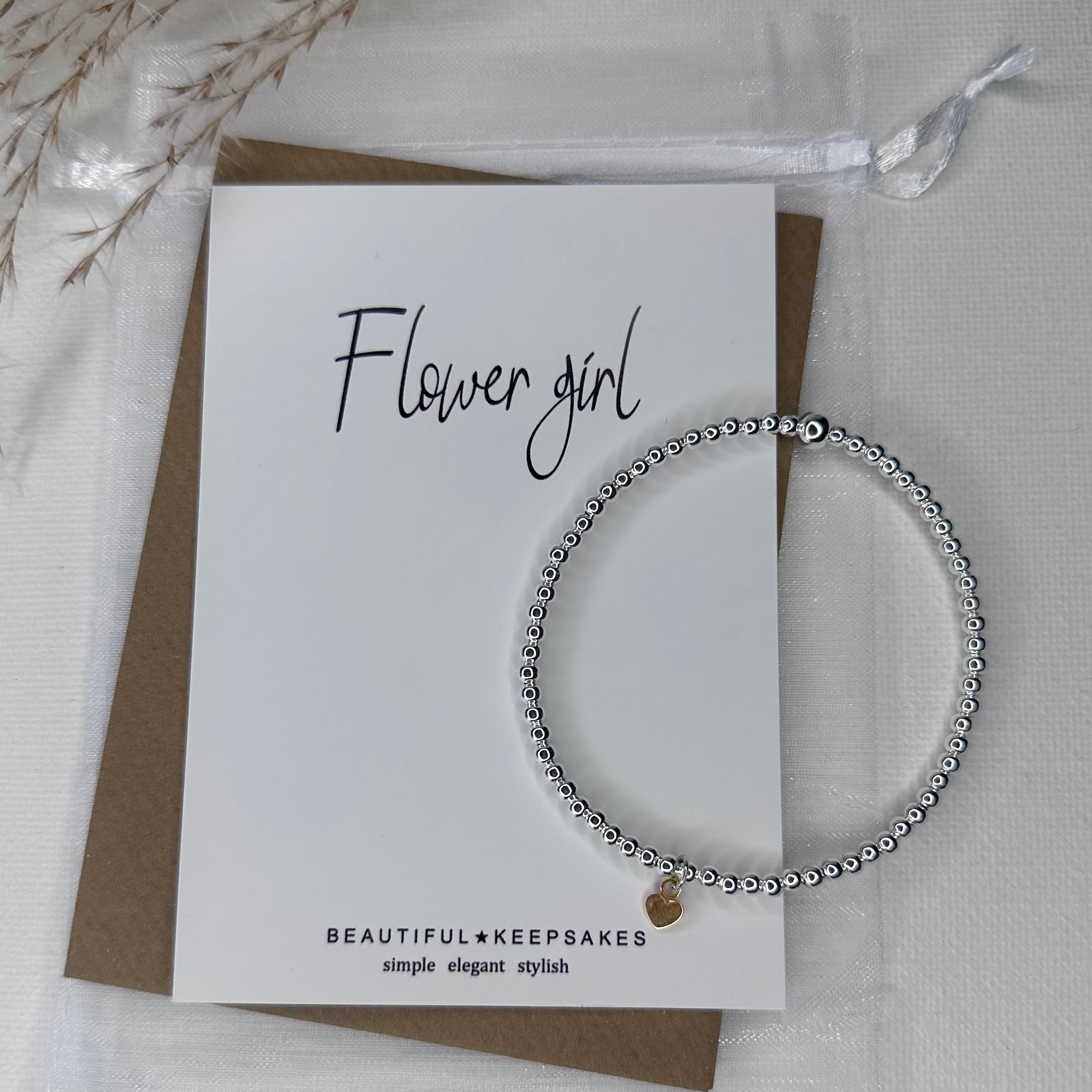 Flower Girl Bracelet - Beautiful Keepsakes