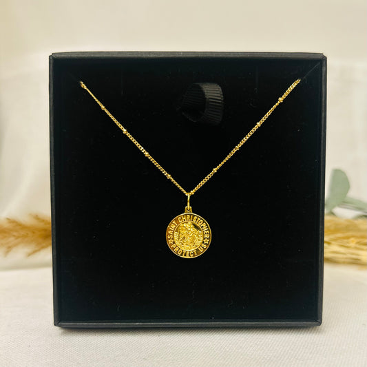 Saint Christopher Gold Filled Necklace