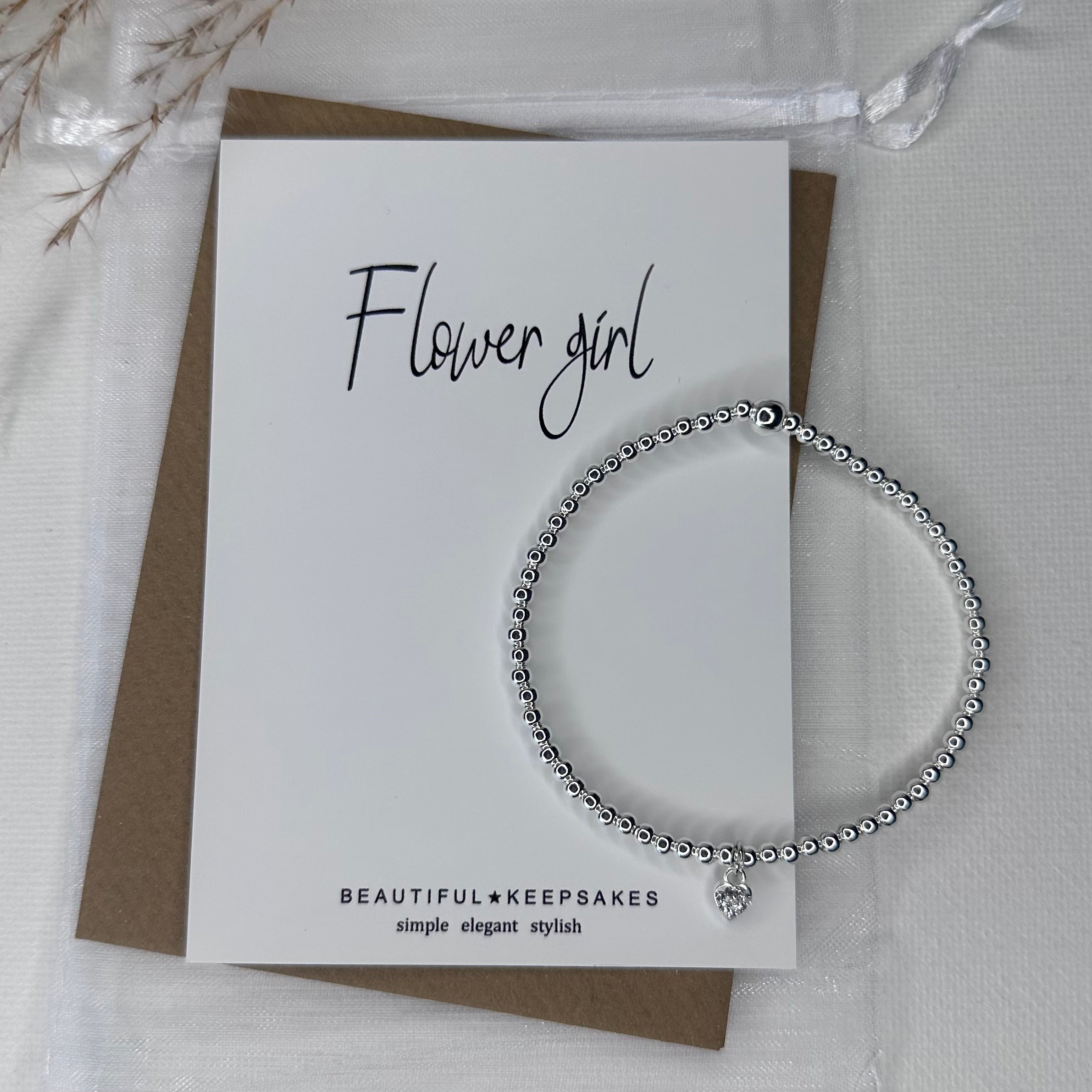 Flower Girl Bracelet - Beautiful Keepsakes