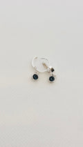 Birthstone Hoop Earrings | Sterling Silver - Beautiful Keepsakes