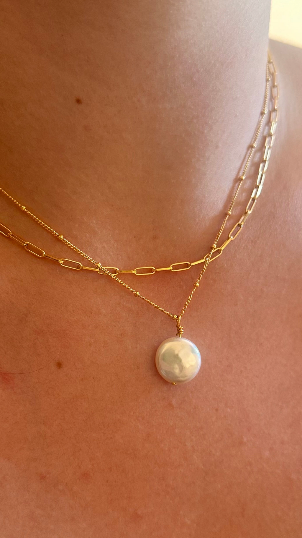 Pearl Satellite Necklace - Beautiful Keepsakes