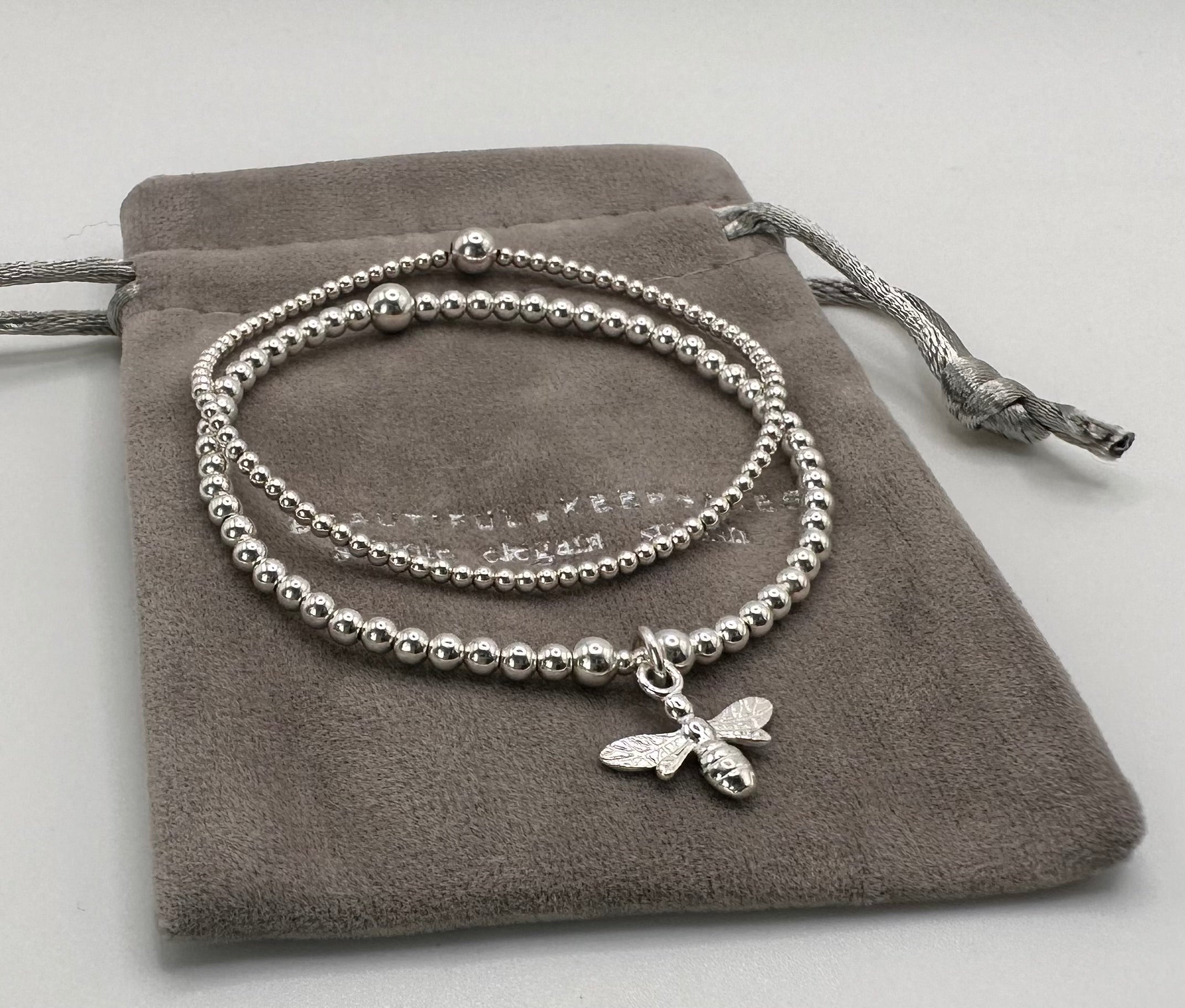 Silver Bee Bracelet - Beautiful Keepsakes