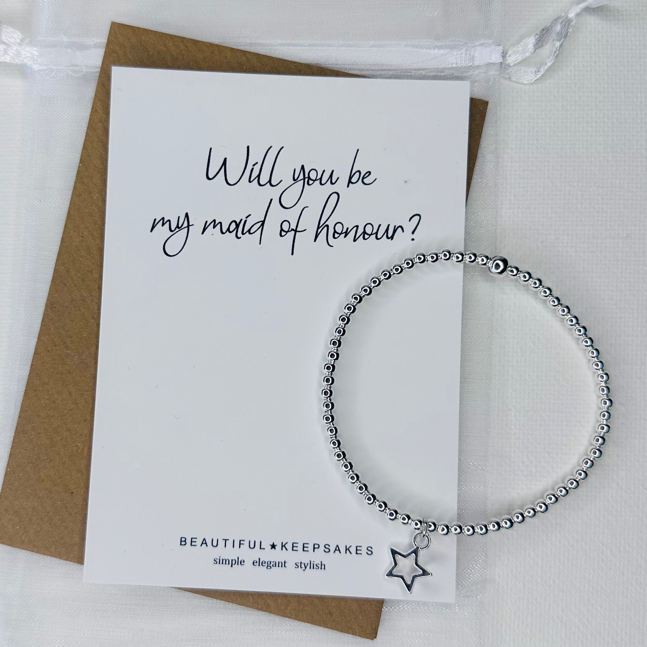 Will You Be My Maid of Honour - Beautiful Keepsakes